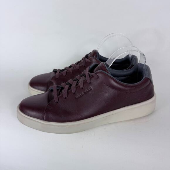 Cole Haan Grand Crosscourt Traveler Sneakers Men\'s 10 Maroon Leather Lace-Up main image 5